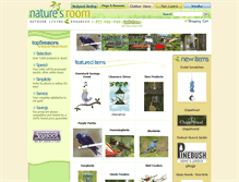 Tablet Screenshot of naturesroom.com